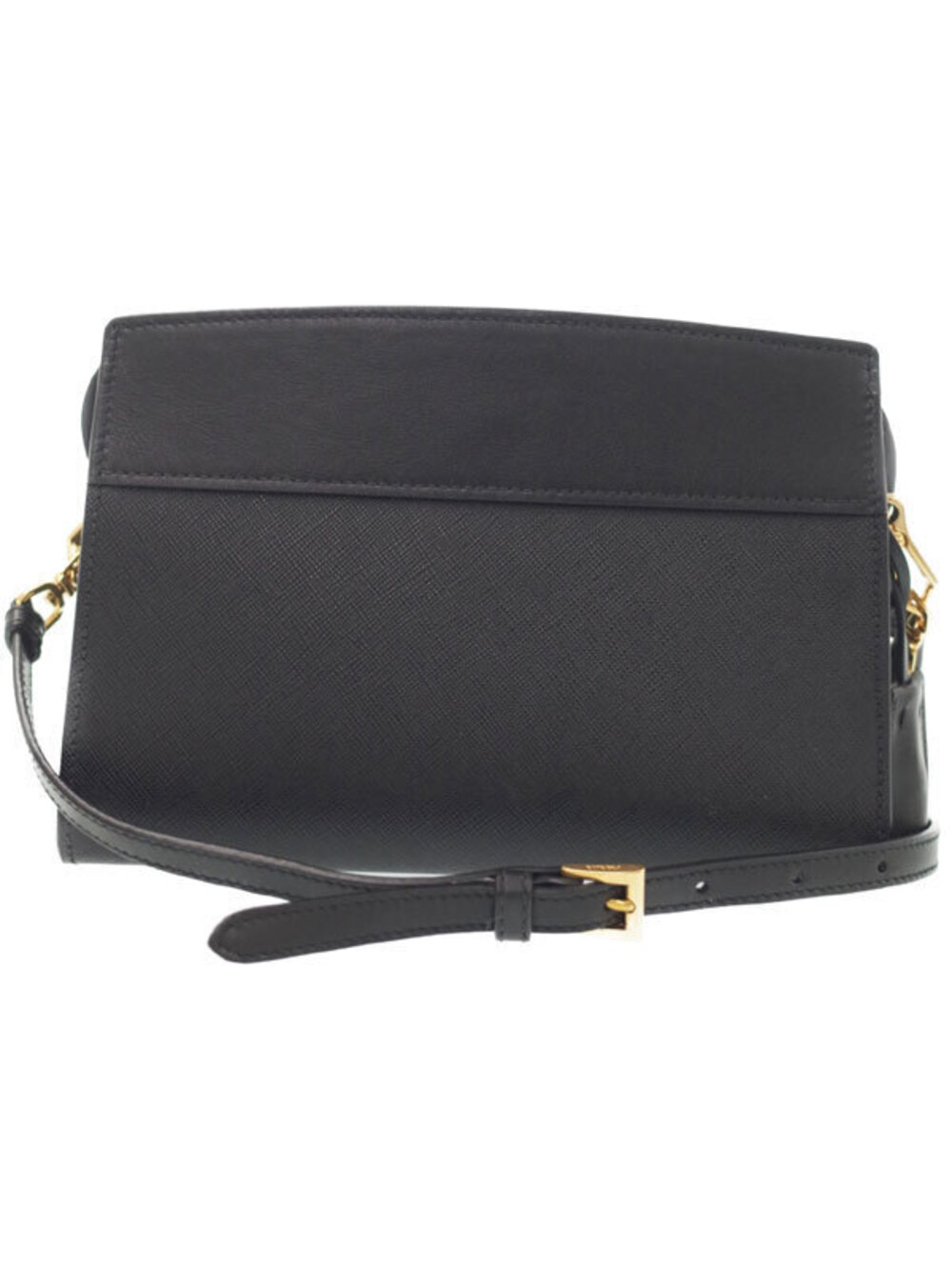 Prada Crossbody Saffiano Esplanade Black leather Bag